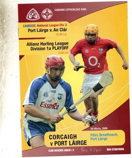 GAA HURLING WATERFORD V CORK LEAGUE 30/3/2008