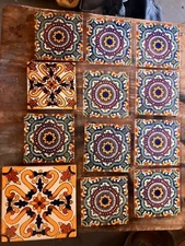 Vtg Ideal Standard Mexico Tile Lot 19 Plus Xtra Mid Century Architectural
