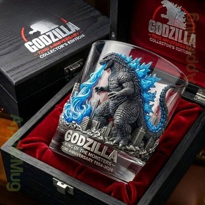 Godzilla King Of The Monsters 72nd Anniversary 1954-2026 Whiskey