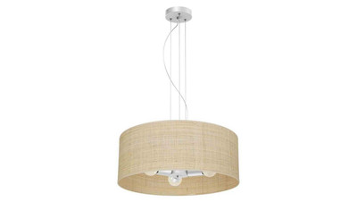 Lampa wisząca MARSHALL WHITE / RATTAN 3xE27 MLP7490 Milagro