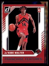 2024-25 Panini Donruss Basketball JaKobe Walter Raptors 23 RC Franchise Feature