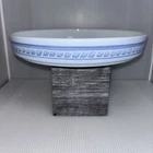 Vintage Pyrex round Brittany Blue Round Quiche / Tart Dish Casserole Bowl 486-B