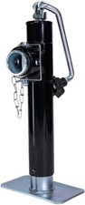 Top-Wind Swivel Trailer Jack | Weld-On Pipe Mount Jack | 5000lb Capacity | Tong