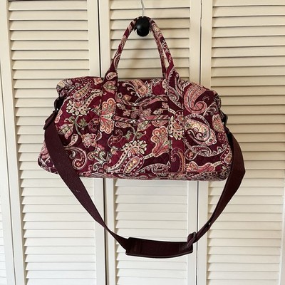 Vera Bradley Weekender Bag Piccadilly Plum RETIRED