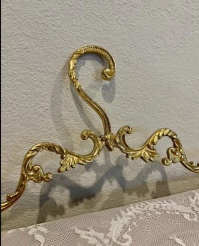 Vintage Handmade Brass Wedding Dress Hanger