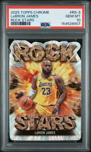 2025 Topps Chrome LeBron James Base (PSA 10)
