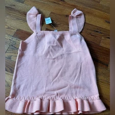 LOFT Peach Ruffled Camisole