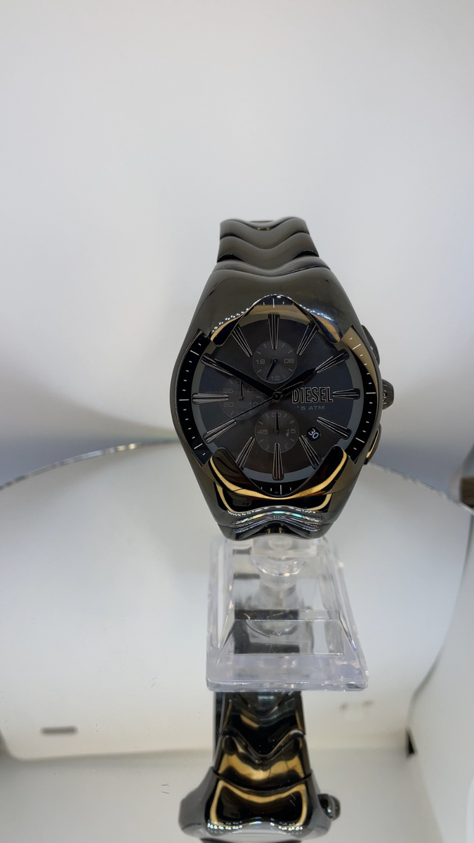 2025 Brand New Diesel Mercurial Chronograph Gray Stainless Steel