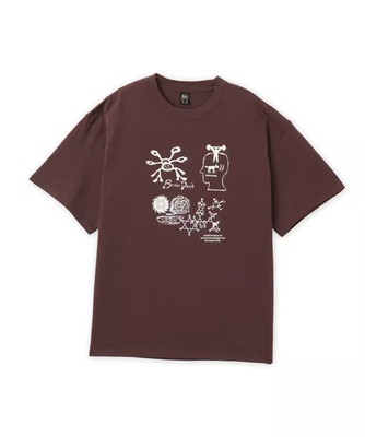 Brain Dead Ancient Knowledge T-Shirt t00005066ss26 Burgundy Men's Size M - XL