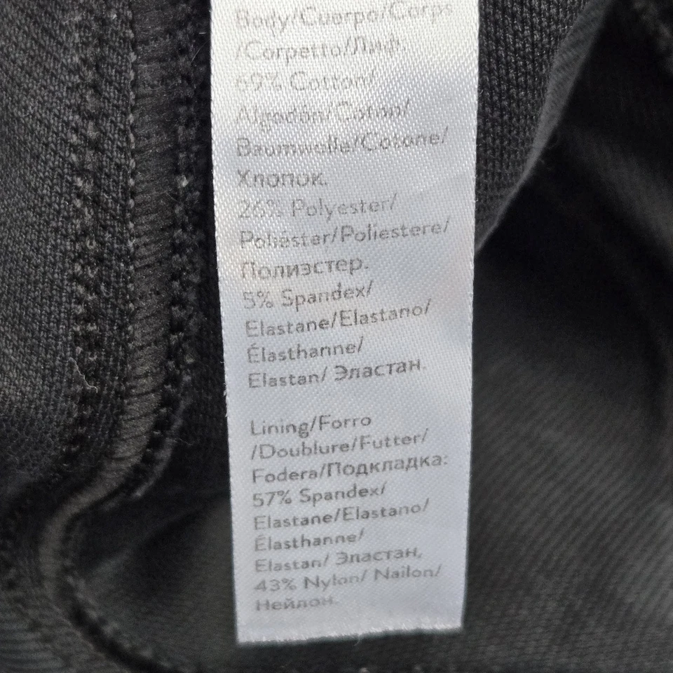 Spanx Women Legging M Black Cotton Nylon Twill U-8500 30" Inseam - Image 4 of 4