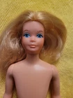 Vintage Growing Up Skipper W Original Skirt & Wrap Barbie Doll Pre-owned TLC