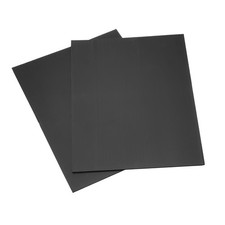2 Pcs Corrugated Plastic Signs, 4mm 16 x 12 Inch Black Corrugated Plastic Sheet
