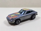 Vintage 1976 Hot Wheels Datsun Z Whiz Silver Gray Hong Kong Black Wall Tires