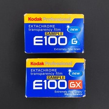 Kodak Ektachrome E100G  E100GX  35mm Transparency Film  100 Iso  2 x 36 exp.