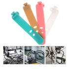  16Pcs Silicone Cable Winder Organizer Wire Tie Band Wrapped Cord Line Storage