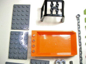 Lego 8958 Power Miners Granite Grinder Tipper Bed,Chain,Dynamite,Parts & Blocks