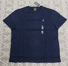 New Polo Ralph Lauren Men's V-Neck T-Shirt Tee - Size XL - Navy Blue Heather