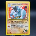 Pokemon Giovanni's Machoke 42/132 - 1st Edition Gym Challenge NM 2000 WotC