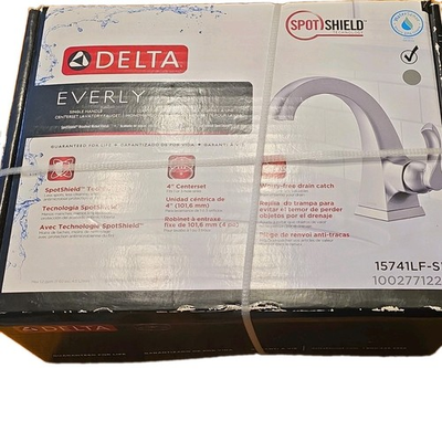 #ad #ad Delta Everly SpotShield 1 Handle Centerset Kitchen Faucet Stainless $74.99