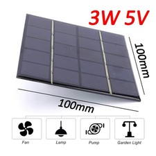 Title 26 Solar Charger 3W 5V Polycrystalline Solar Panel for Outdoor Use