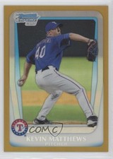 2011 Bowman Draft Chrome Prospects Gold Refractor 14/50 Kevin Matthews i9i