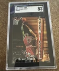 Michael Jordan 1997-98 Topps Finest Bronze Card #271- SGC Graded 8 NrMt (Bulls)