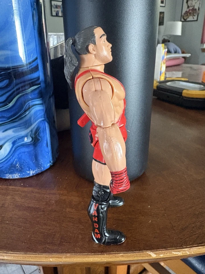 Figura de lucha libre ECW OSFTM Rob Van Dam exclusiva Ultimate Ring & Cage Red Sabu Foto 4 de 4