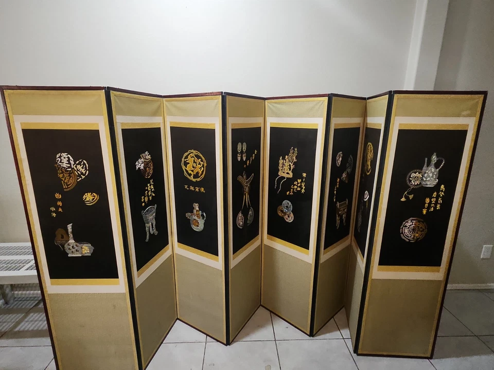 Separador de habitaciones coreano vintage Foto 3 de 4