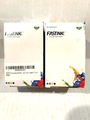 Fastink Vivid  Beyond Vision Ink Cartridges 822XL Lot of 7 Multicolor Black