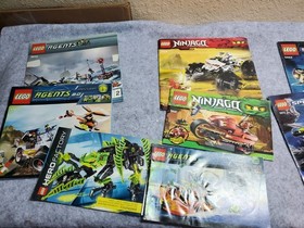 (LOT) Lego Manual's, Space Police, Agents of Shield & Ninjago, 11 Manuals, VGC