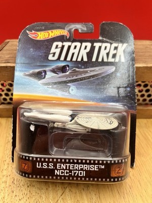 U.S.S. ENTERPRISE NCC-1701 * STAR TREK * Hot Wheels Retro Series 1:64    