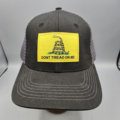Arcadian Outfitters Don't Tread On Me Gadsden Flag Trucker Hat Cap Dark Gray