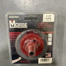 2-1/2" 64mm Bi-hole Hole Saw TAC40 M K Morse Co Works With All Power Tools