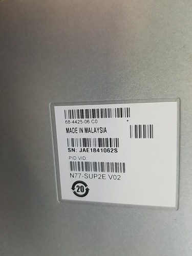 Cisco N77-SUP2E Nexus Enhanced Module 32GB RAM 2x Intel Xeon LC5528 2.13GHz - Picture 13 of 15