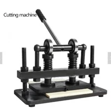 Double Wheel Leather Hand Cutting  Machine Photo Paper PVC/EVA Sheet Mold Cutte
