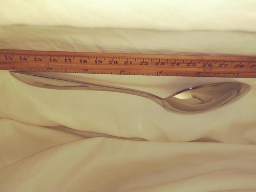 Oneida Golden Camber 1 Oval Soup Spoon Stainless Gold Accent benefits charity - Picture 7 of 12