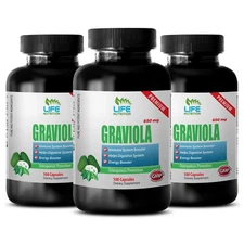 Guanabana Fruit - GRAVIOLA (leaf powder) 650 mg Supports Positive Mood (3B)