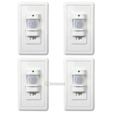Lot Auto On/Off Security Motion Sensor Switch Infrared PIR Occupancy Wall Light