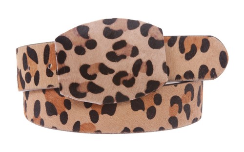 New Womens Designer Escada NWT $495 Leopard Belt Leather  display picture 1
