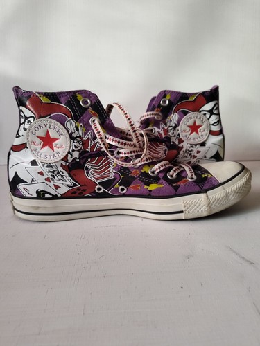 DC Comics Batman Converse - Harley Quinn - Women's 10s/ Men's 8s - Picture 4 of 9