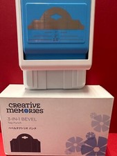 Creative Memories 3-in-1 Bevel Tag Decorative Punch New in Box FREE SHIPPING