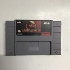 Mortal Kim at SNES Super Nintendo 1992 Authentic 