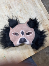 Therian Mask Furry Mane Lion Felted and Hand Painted Beautiful One-of-a-Kind