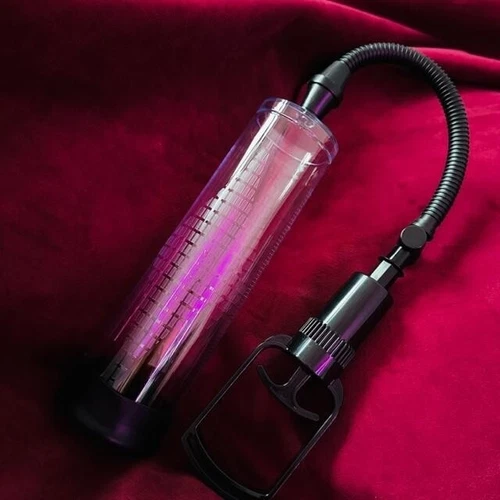 Penis Enlarger Extender Pump 7.5 INCH Penis Pump Clear Male Vacuum Draw Handle - Picture 3 of 24