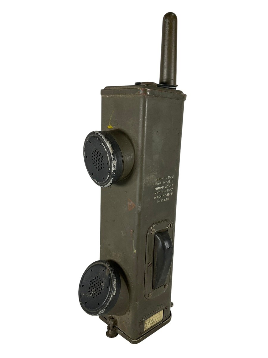 WWII US Army Paratrooper Walkie Talkie Radio Receiver and