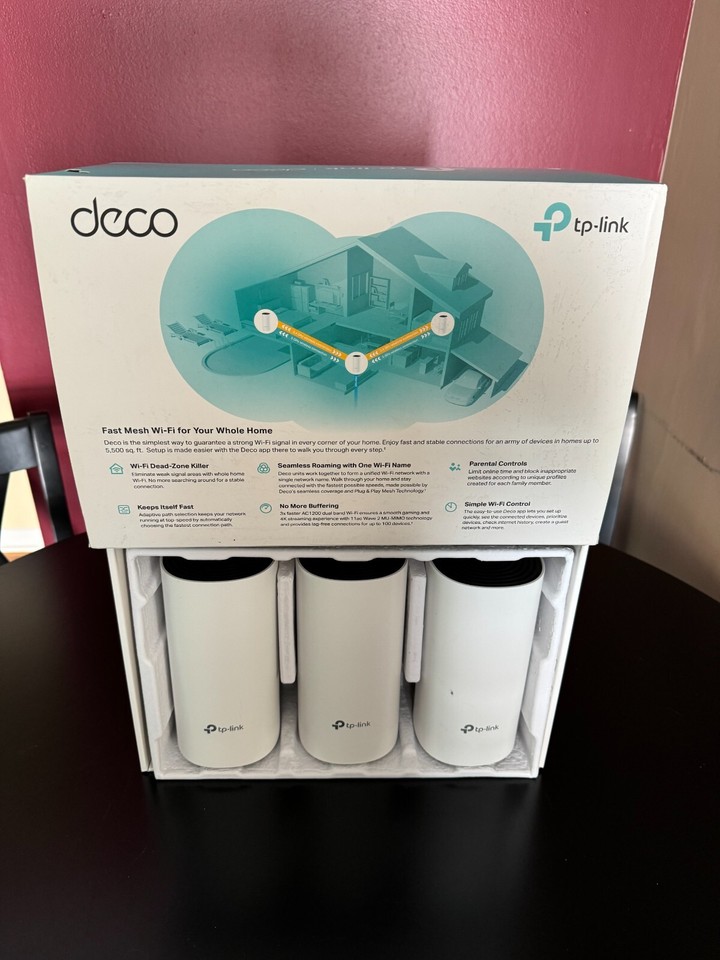 TP-LINK AC-1200 Deco M4R Home Mesh Wi-Fi System | eBay