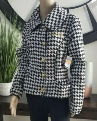 Dereon World Tour Beyonce Winter Soulstice Blac/White Jacket Size L NWT $149.00