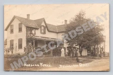 Belhaven Ontario RPPC Norman Yorke General Store 1909 York County