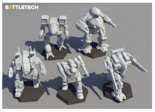 Battletech Wolf's Dragoon Assault Star Mech Pack Söldner Vernichter Wolf - Bild 2 von 3