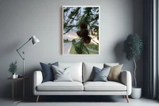 Photo Digital Image Picture Wallpaper Background | Pine cone JPG Wall Art Floral